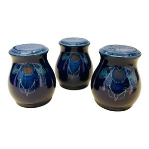 Denby England Baroque Pepper and Salt Shakers